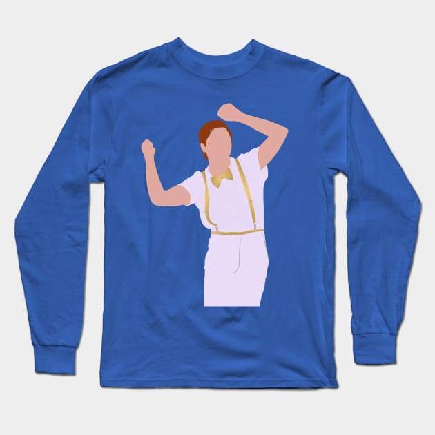 Party Allan Long Sleeve T-Shirt by gleaner